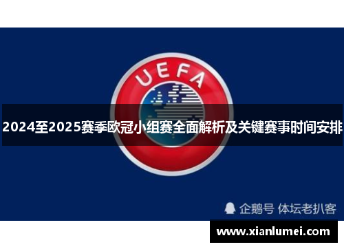 2024至2025赛季欧冠小组赛全面解析及关键赛事时间安排